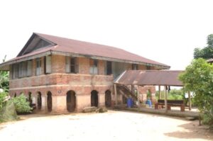 Front view of Lord Lugard's House in Ikot Abasi village
