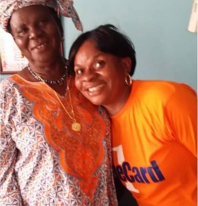Mrs. Ifeoma Bassey Inuaeyen and her late mother, Caroline Onike