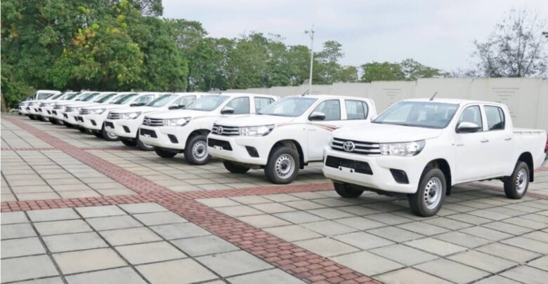 A’Ibom Gov’t Presents New Vehicles To Security Operatives
