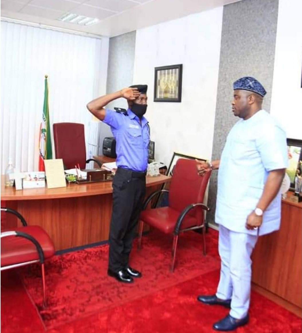 Senator Bassey Albert Facilitates Recall Of Police Officer After 21 Years Of Wrongful Dismissal