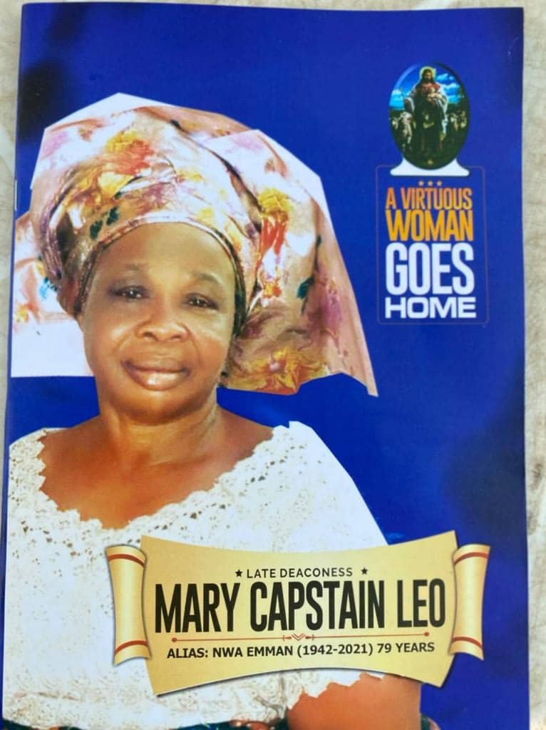 Late Deaconess Mary Capstain Leo 