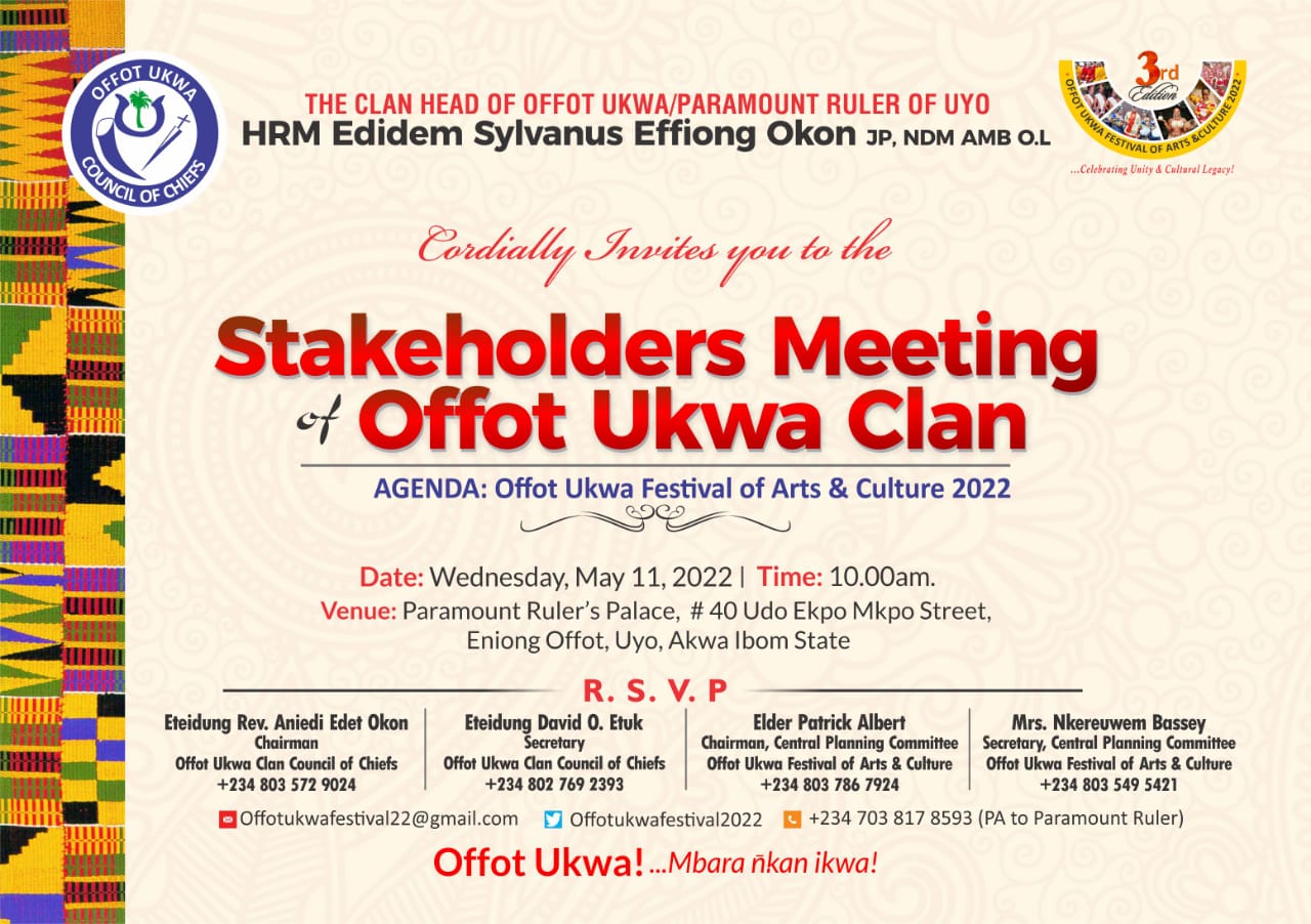 Offot Ukwa Stakeholders meeting
