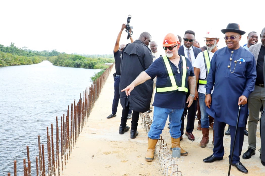 Endabash Bridge Gov Emmanuel Assures On Completion Of Etebi-Enwang Road, Bridge Project ...