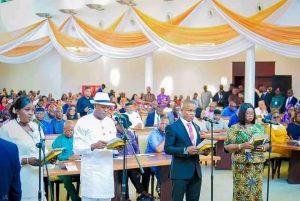 local government chairmen swearing-in in Uyo