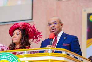 Thanksgiving/Welcome Service in honour of the immediate past Governor, Mr Udom Emmanuel and his wife Martha,