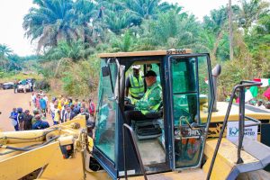 road construction in obot akara
