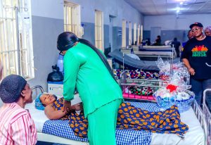 First Lady-Designate visits baby born on New Year's Day