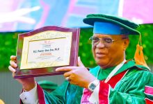 Gov Umo Eno inducted as Patron of NIPR Uyo