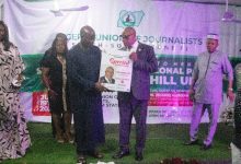 Isantim Churchill Udoh as Grand Patron of NUJ Zone F