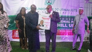 Isantim Churchill Udoh as Grand Patron of NUJ Zone F
