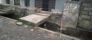Anua market open drainage