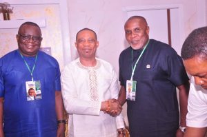 Newspaper Publishers visits Bishop Udonsek