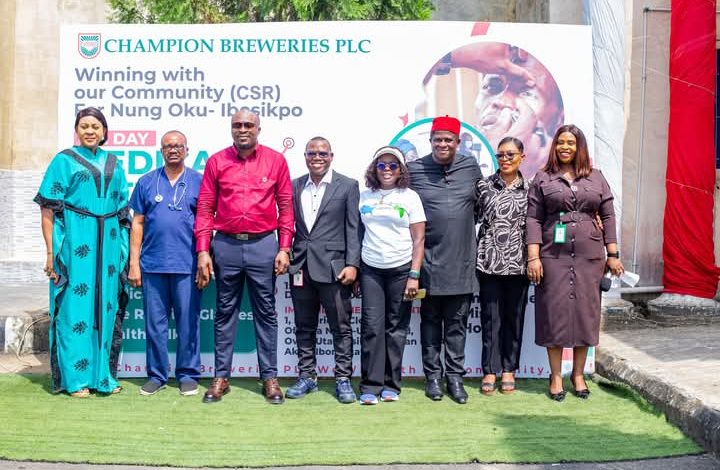 Champion Breweries medical outreach