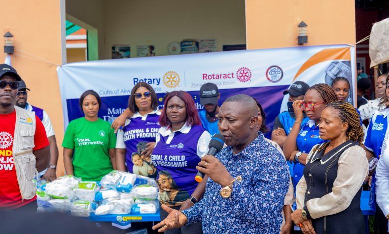 Rotary's healthcare initiative in Nsit Atai