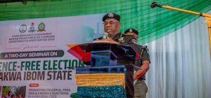 warning against political violence in 2027 elections
