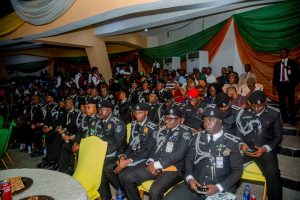 Police officers at seminar